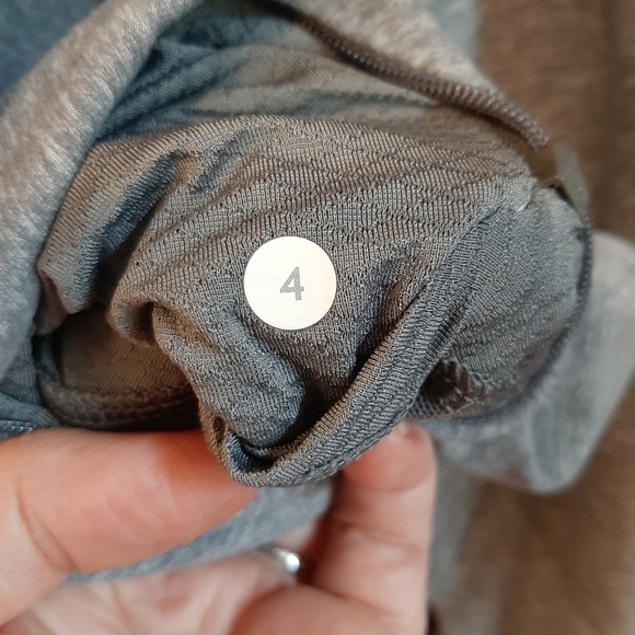 Lululemon Shirt 4 Gray Think Fast Pullover Minimalist Quarter Zip Athleisure Gym - Picture 9 of 9